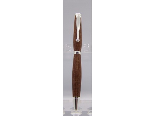 Lacewood Slim chrome pen